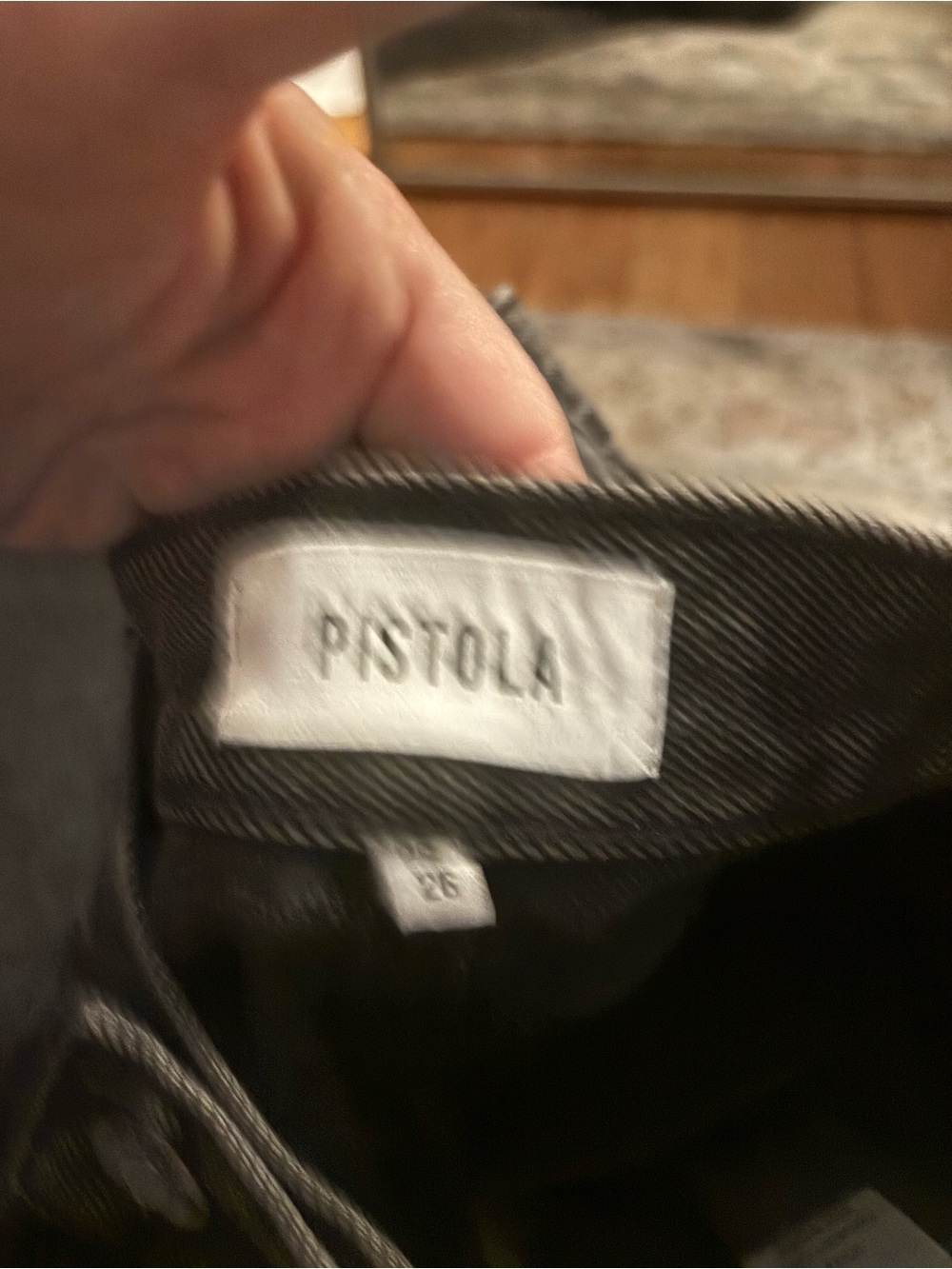Pistola High-Rise Wes Barrel Jean - Caviar - Picture 4 of 4